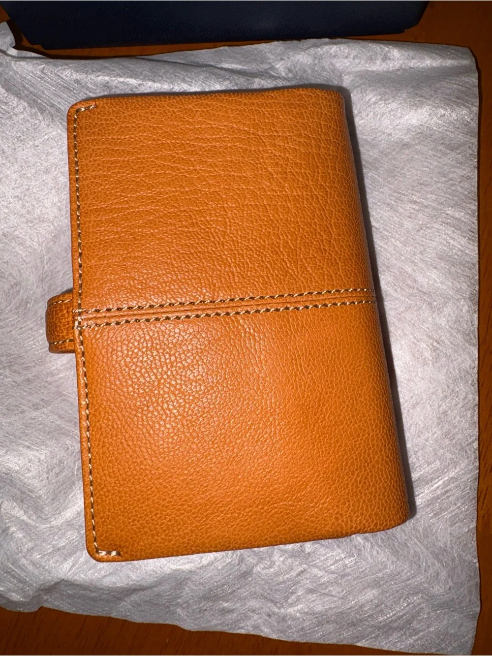 BRIT HOUSE Tostagoat m5 A8 Cognac Mini Leather Notebook Planner Binder